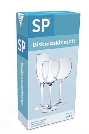 Salt till diskmaskin, 900GRx10st/kart