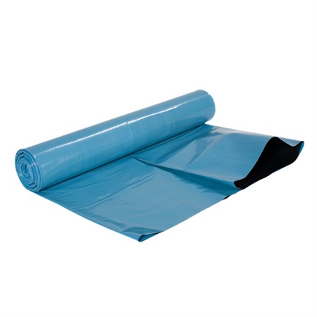 Sopsäck/Grovsäck 240L Blå/Svart LDPE 65my - 10 st/rl, 9 rl/kart, 36 ka