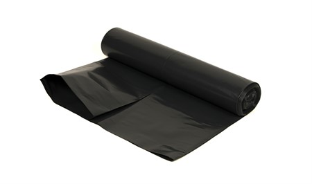 Sopsäck 160L Svart LD 800x1250mm, 40my, 10st/rl, 15rl/kart